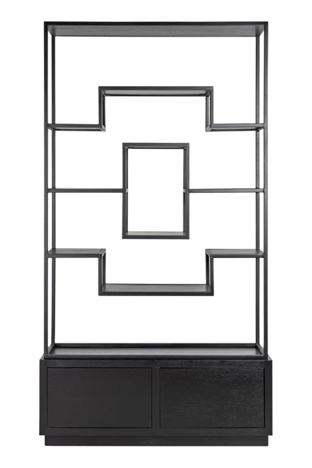 Black Oak Oak Display Unit | Richmond Interiors Bonvoy | Oroa.com