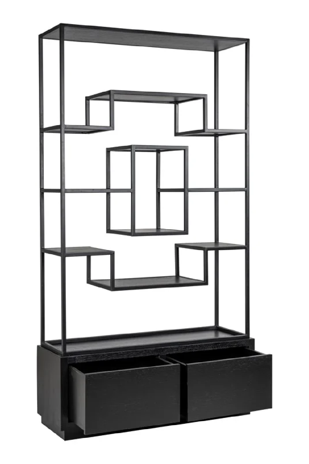 Black Oak Oak Display Unit | Richmond Interiors Bonvoy | Oroa.com