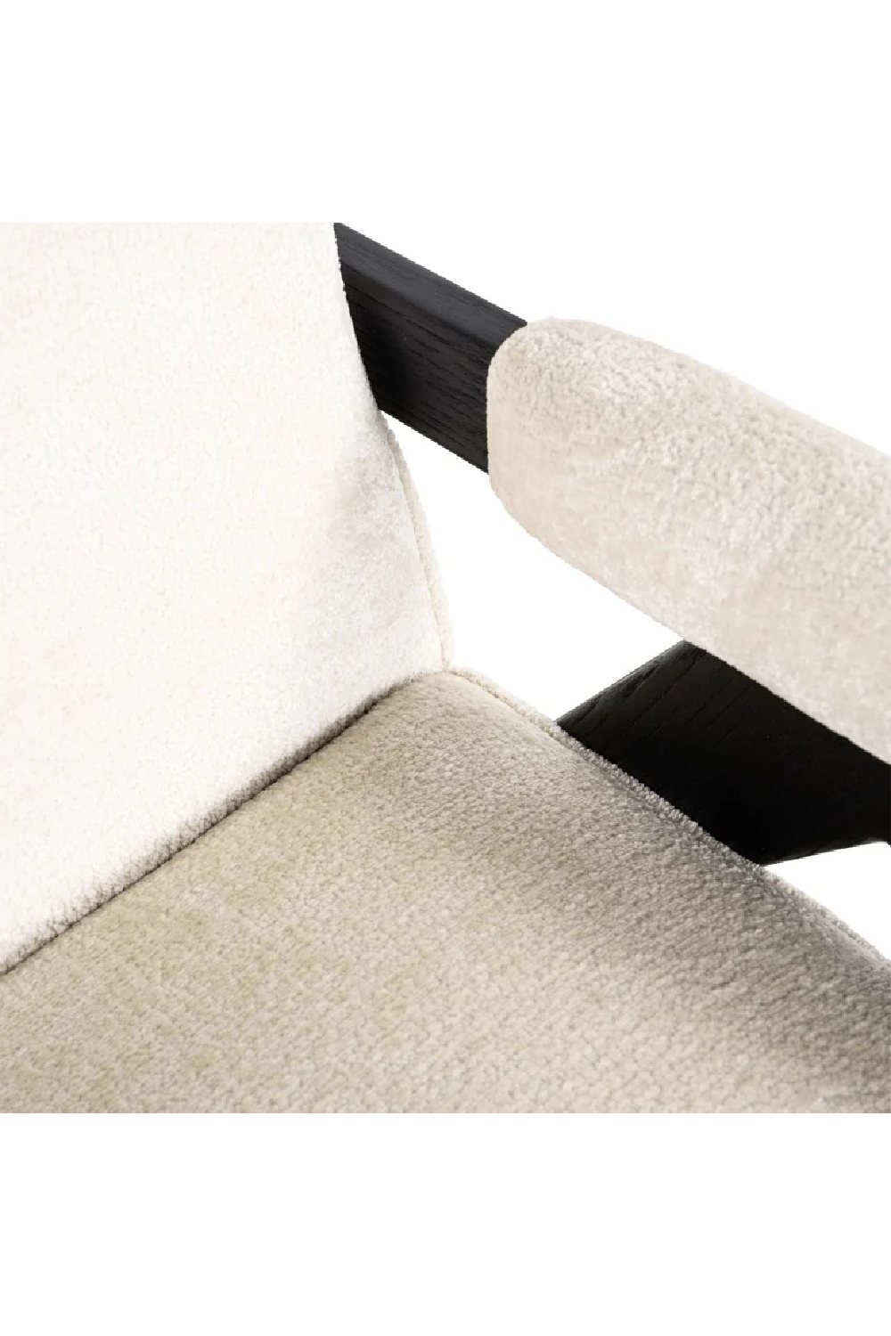 White Chenille Easy Chair | Richmond Interiors Cooper | Oroa.com
