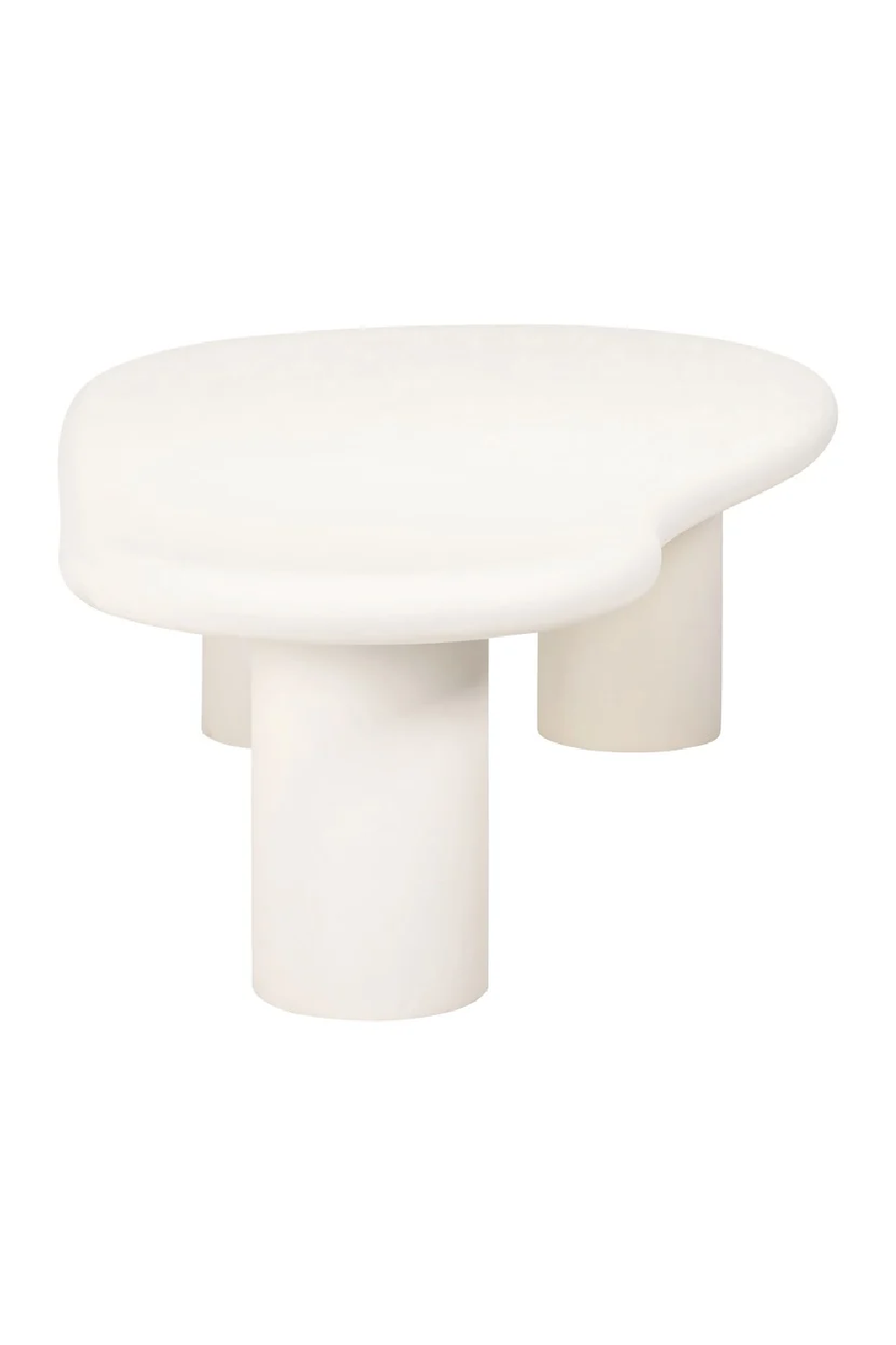 White Organic-Shaped Coffee Table | Oroa.com