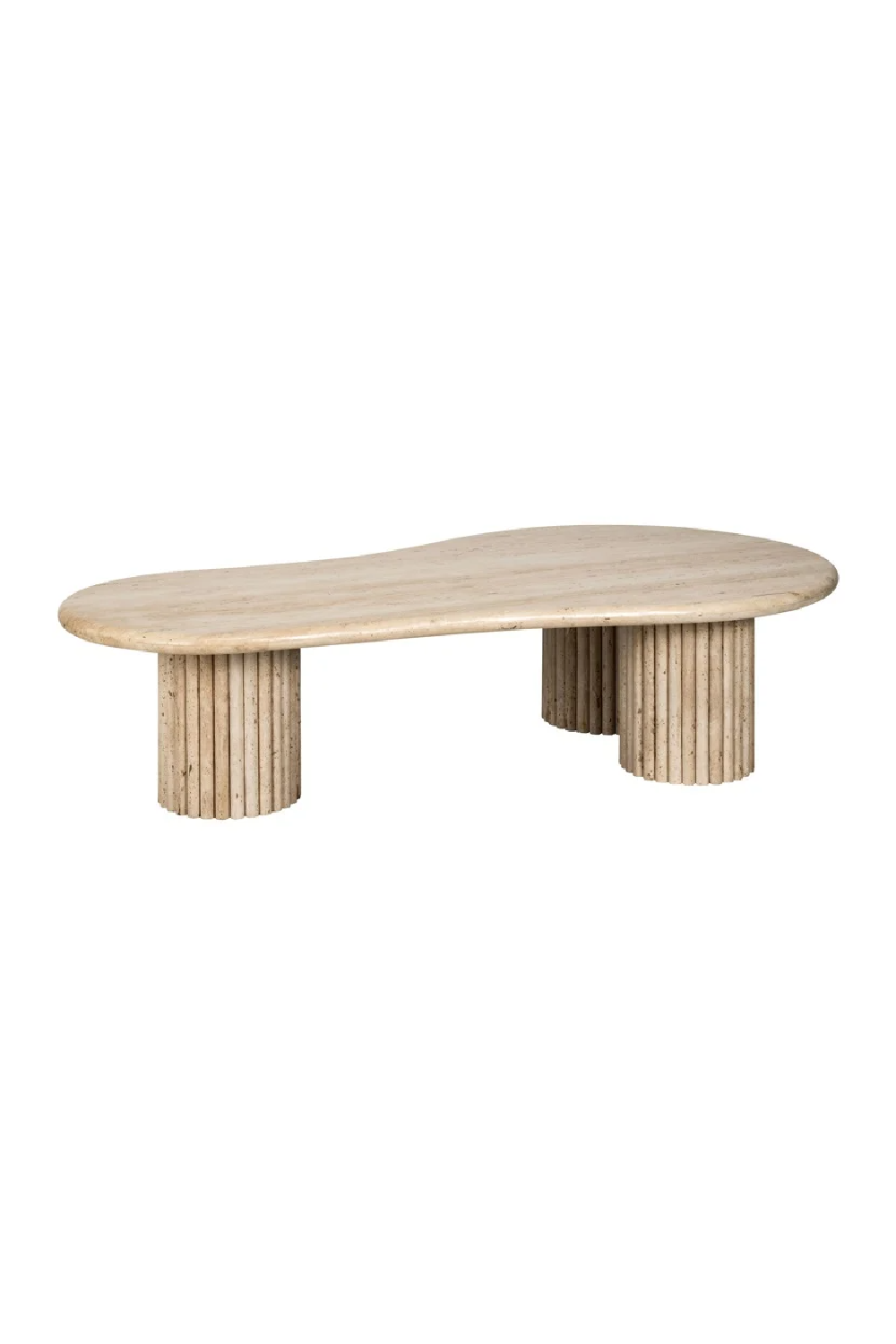 Travertine Organic Coffee Table | Richmond Interiors La Cantera | Oroa.com