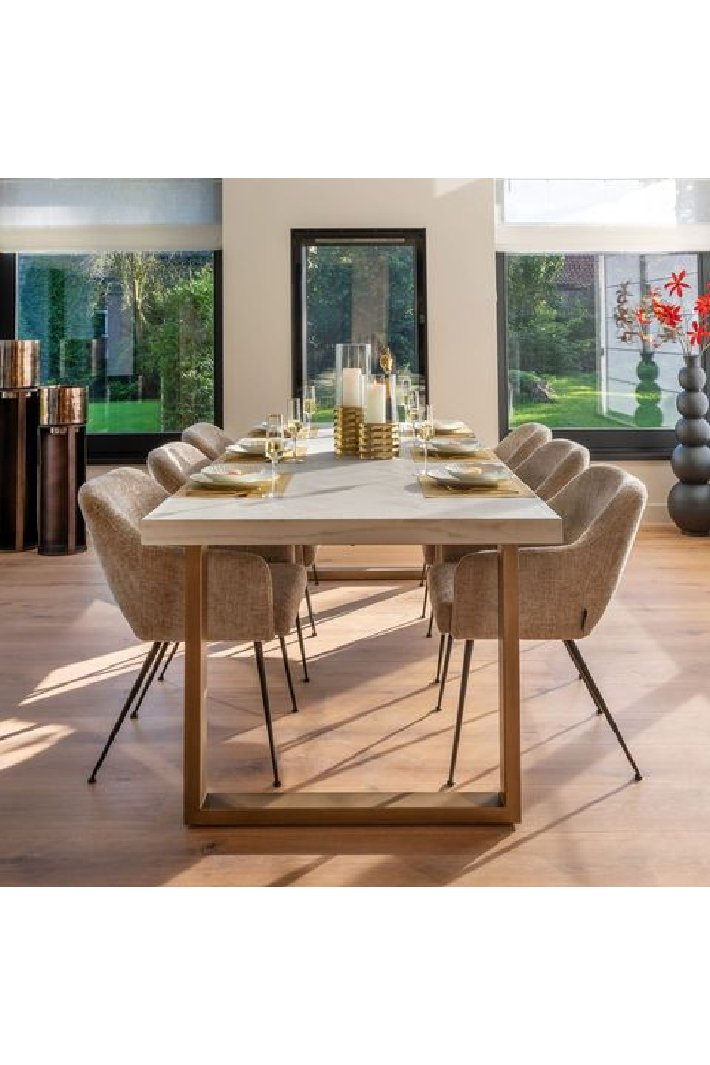 Cream Oak Dining Table | Richmond Interiors Whitebone | Oroa.com