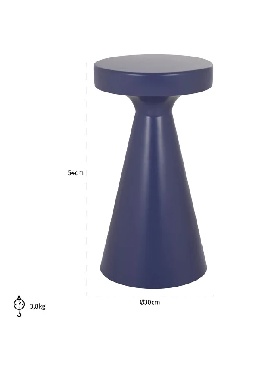 Purple Modern Side Table L | Oroa.com