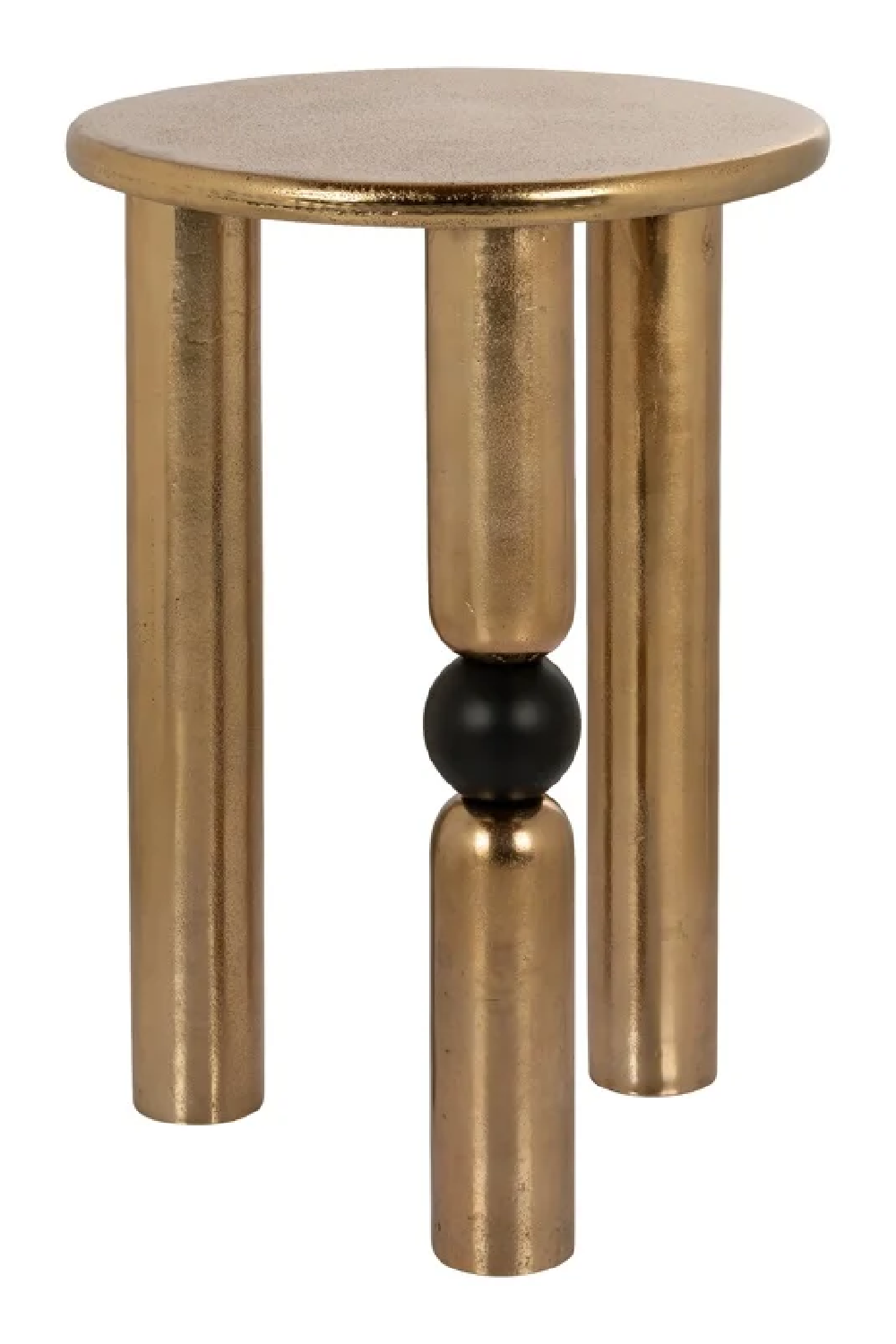 Gold Round Side Table | Oroa.com
