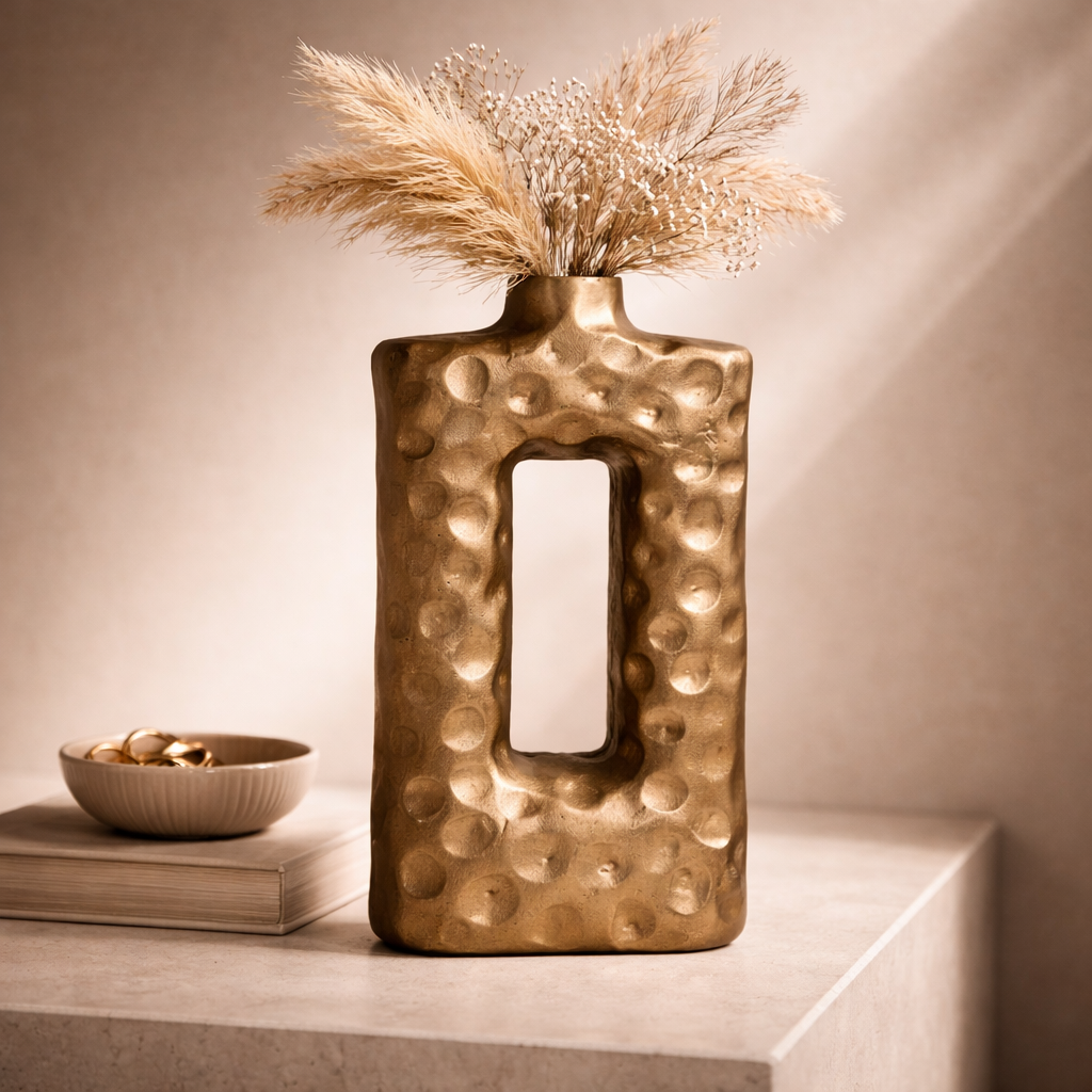 Rustic Aluminium Vase | Oroa.com