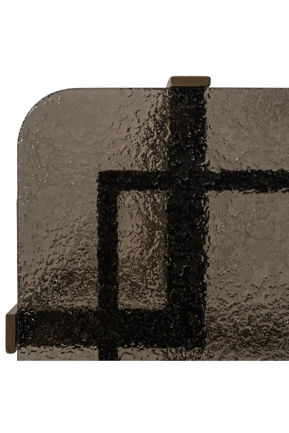 Textured Glass Side Table | Richmond Interiors Sterling | Oroa.com