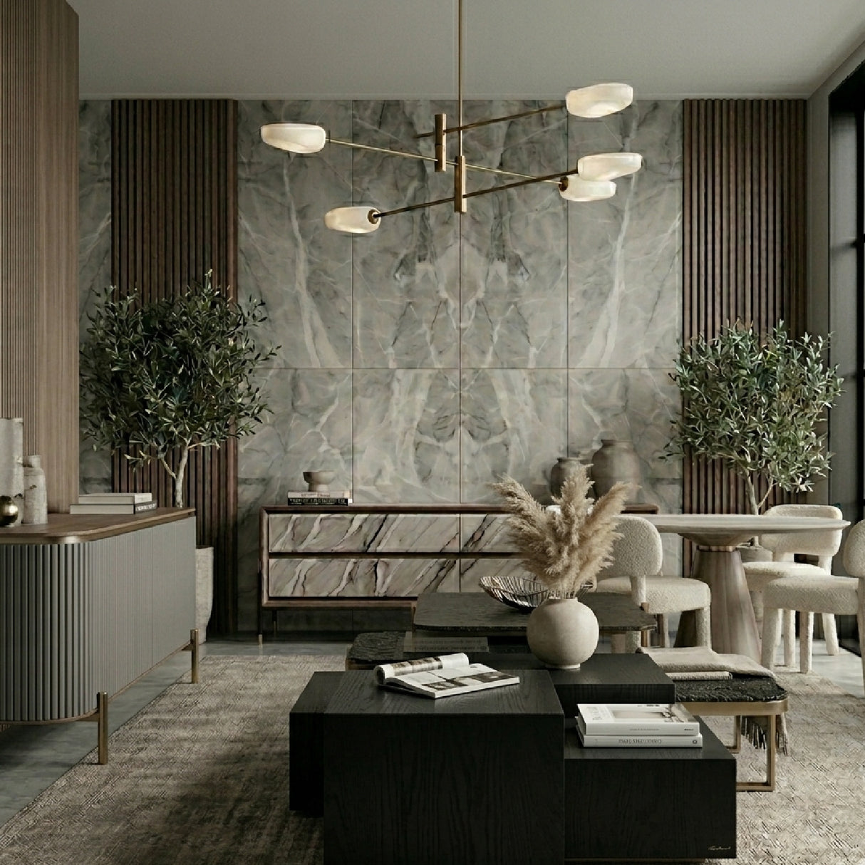 Oak Geometrical Coffee Table | Oroa.com