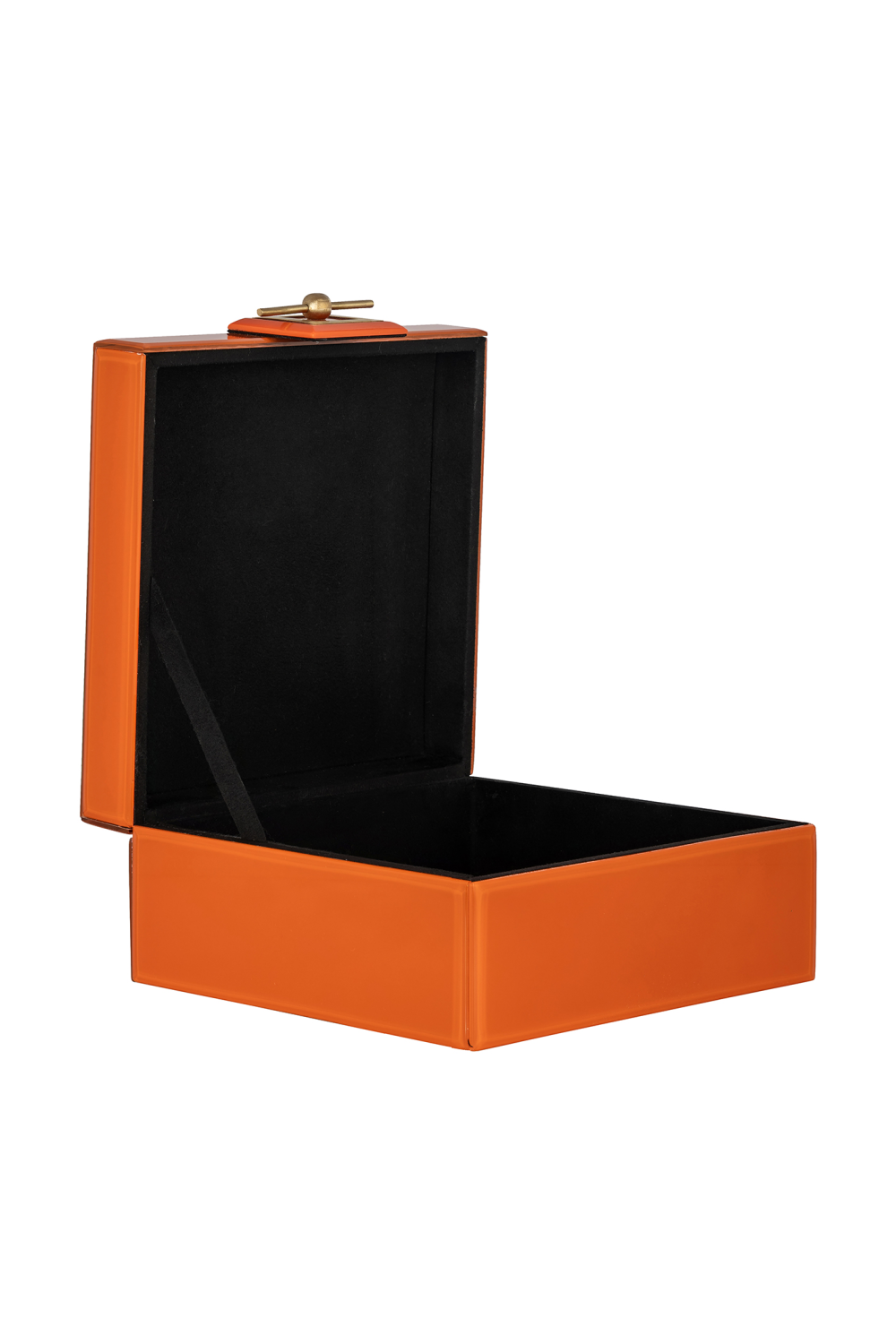 Orange Glass Jewelry Box | Richmond Interiors Bodine | Oroatrade.com