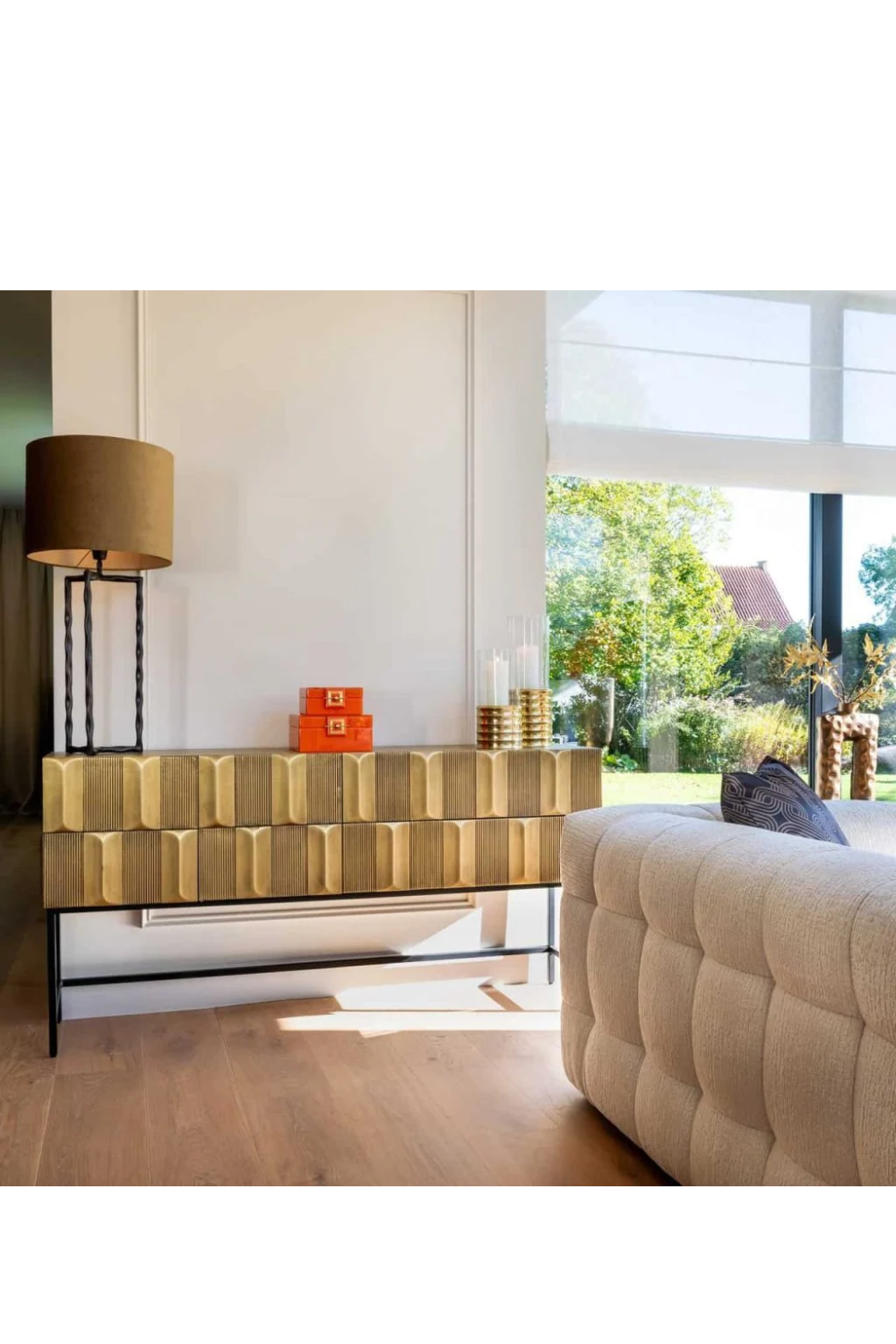 Orange Glass Jewelry Box | Richmond Interiors Bodine | Oroatrade.com