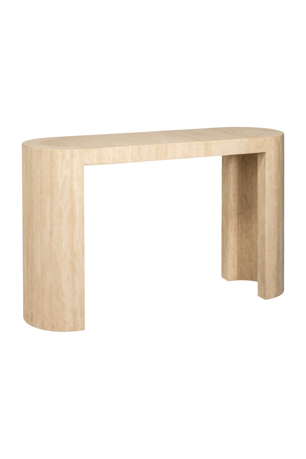 Beige Travertine Console Table | Oroa.com