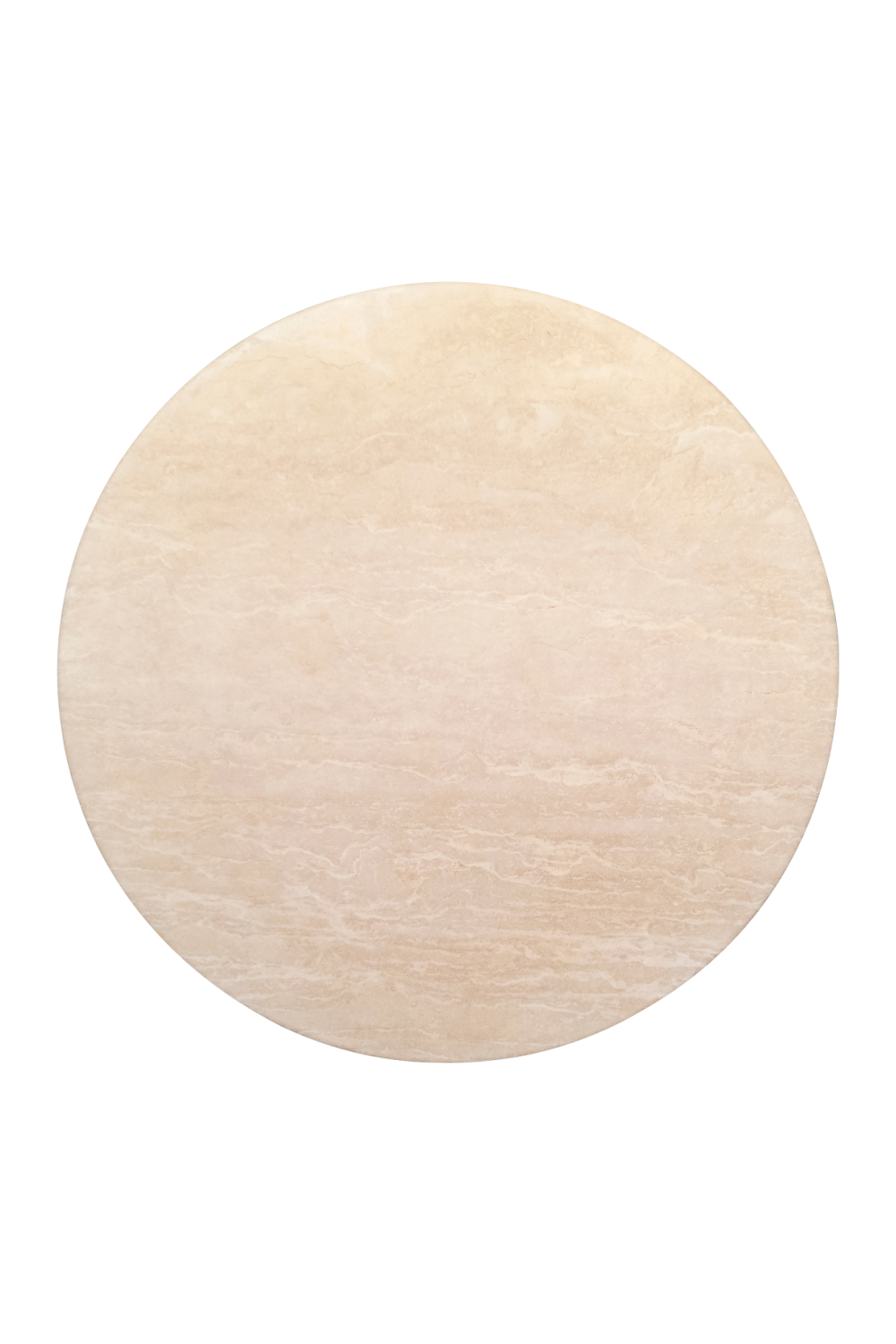 Round Travertine Dining Table | Oroa.com