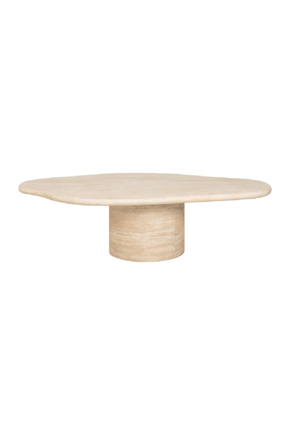 Travertine Organic Coffee Table | Oroa.com