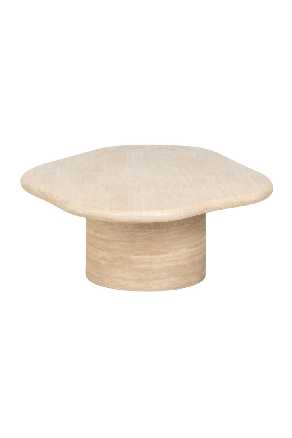 Travertine Organic Coffee Table | Oroa.com