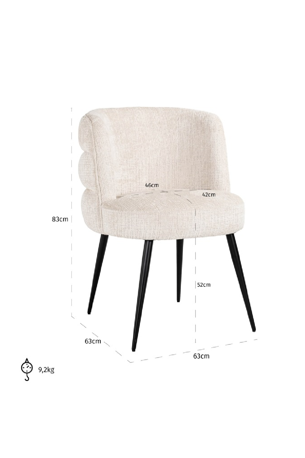 Layered Modern Dining Chair | Oroa.com