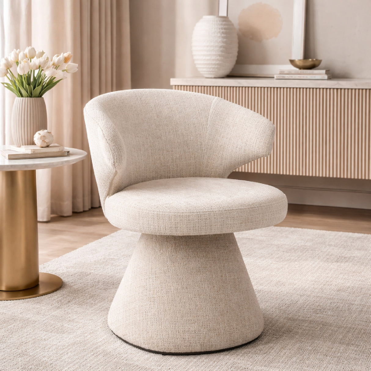 Modern Pedestal Armchair | Oroa.com