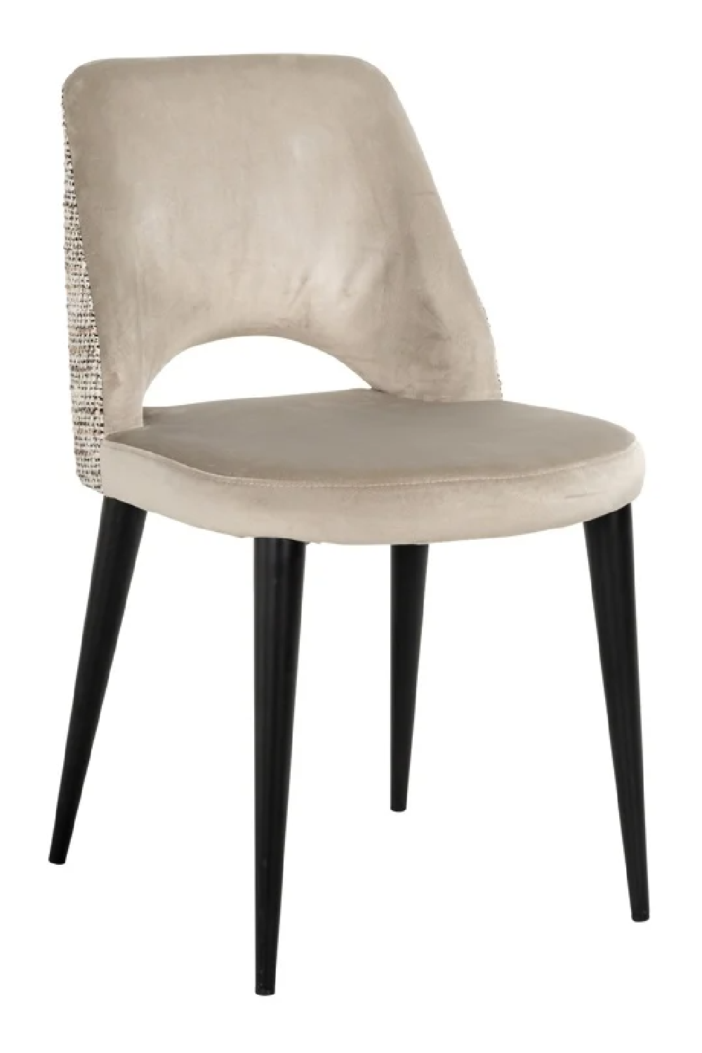 Khaki Cut-Out Dining Chair | Richmond Interiors Tabitha | Oroa.com
