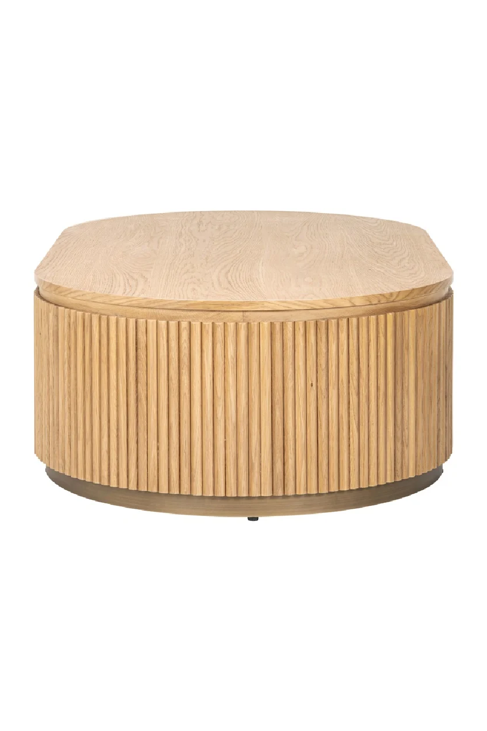Natural Oak Oval Coffee Table | Oroa.com
