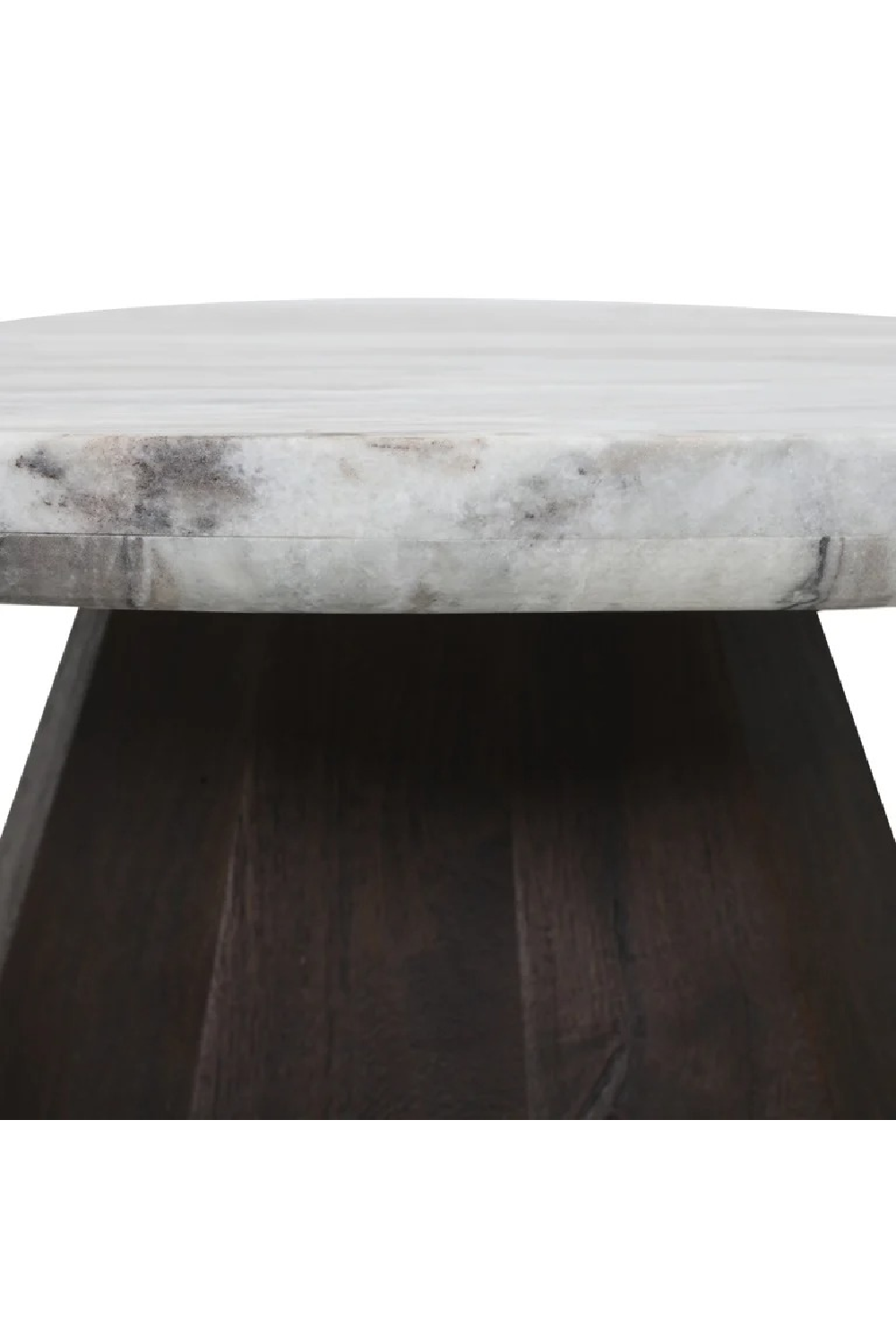 Round Marble Brown Coffee Table | Oroa.com