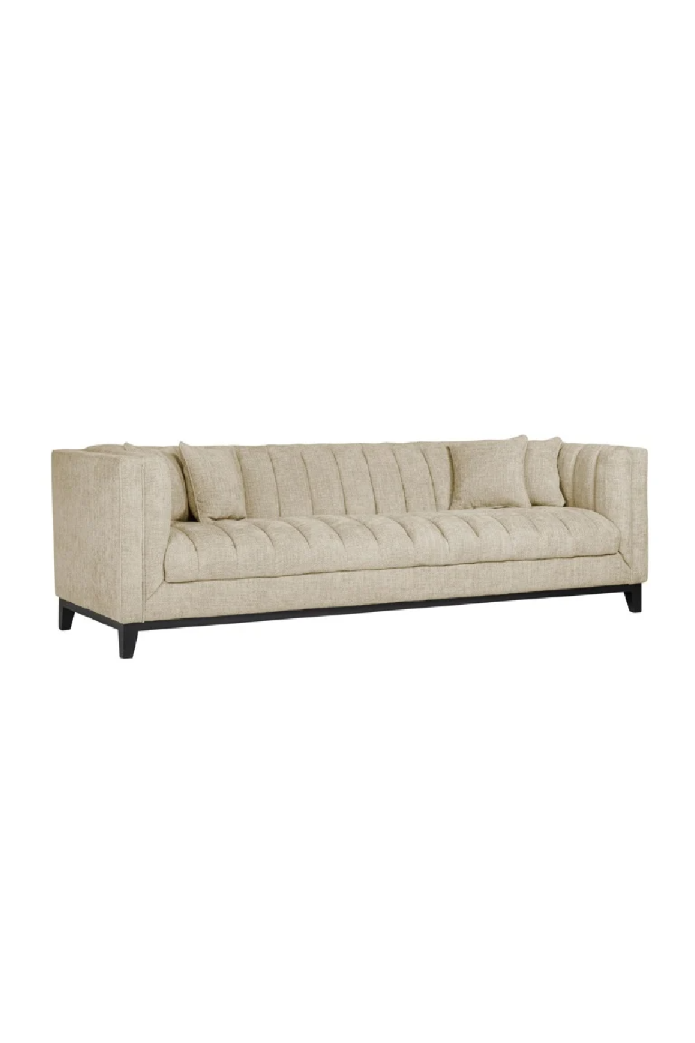 Cream Channeled Sofa | Richmond Interiors Beauchamp | Oroa.com