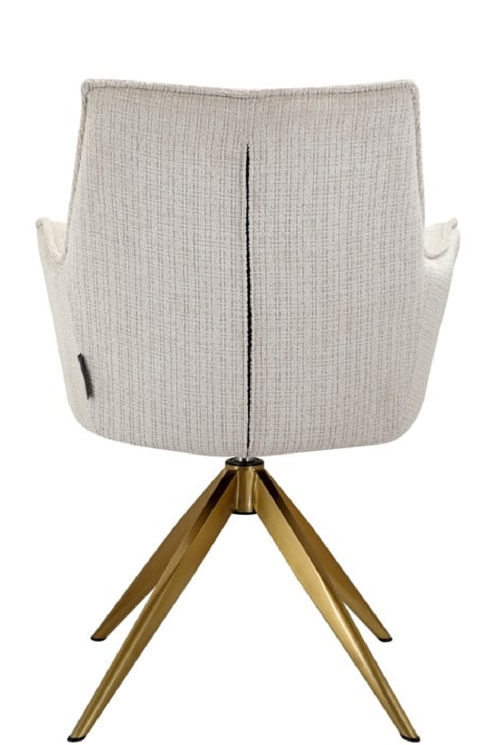 Beige Chenille Swivel Chair | Oroa.com