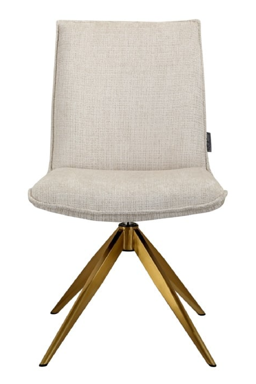 Beige Chenille Swivel Chair | Oroa.com