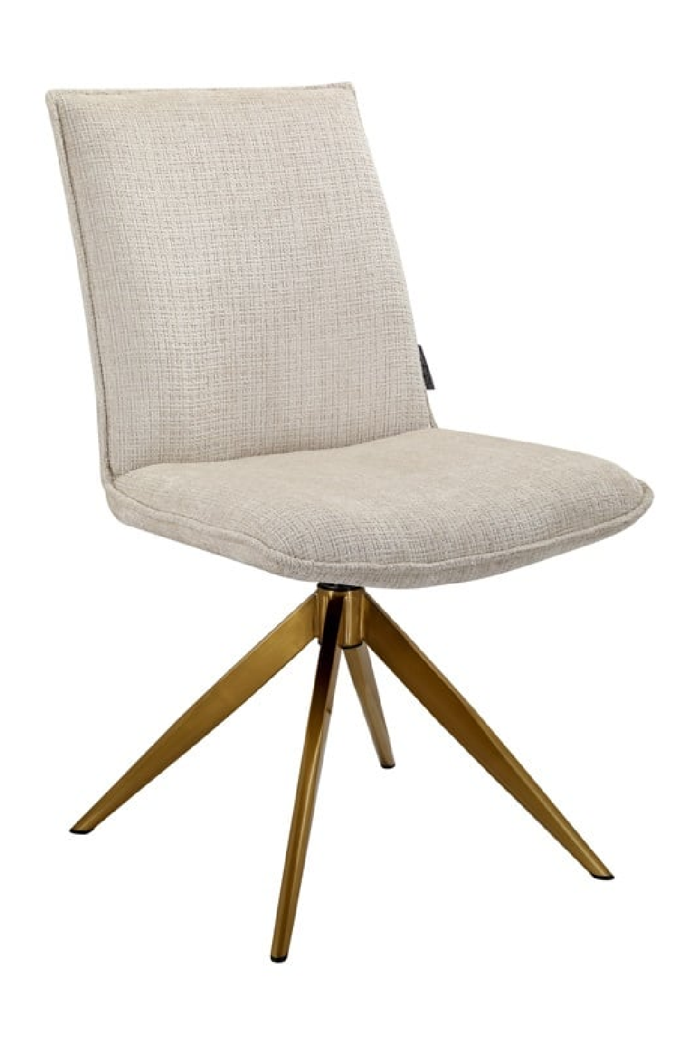 Beige Chenille Swivel Chair | Oroa.com