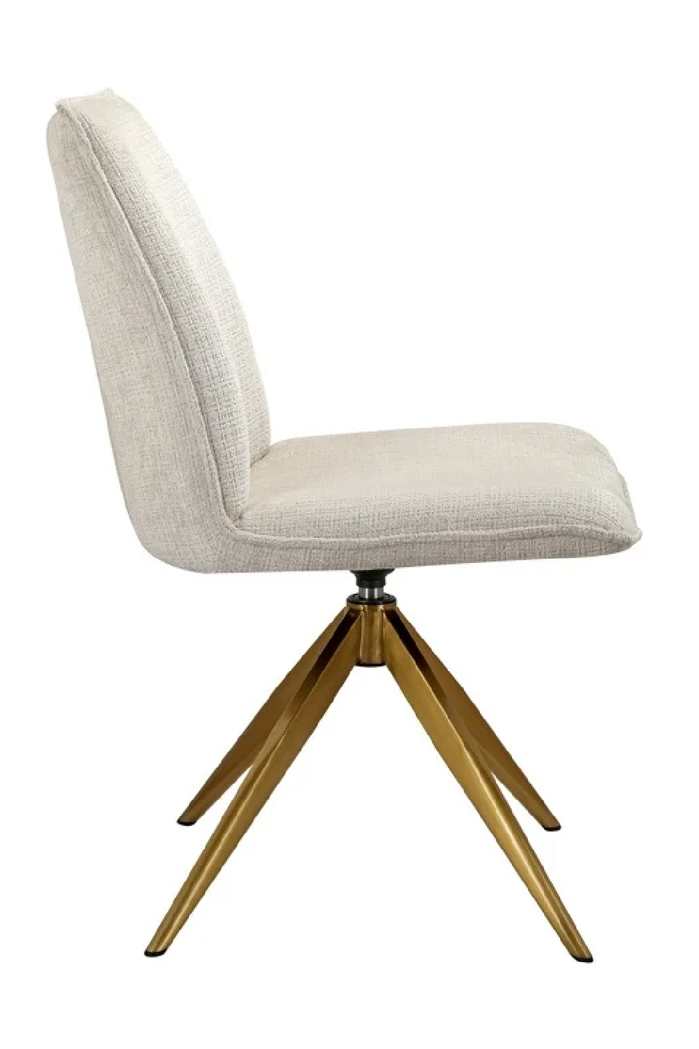 Beige Chenille Swivel Chair | Oroa.com