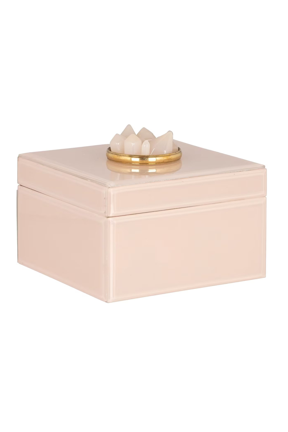 Pink Glass Storage Box | Richmond Interiors Jalisa | Oroa.com