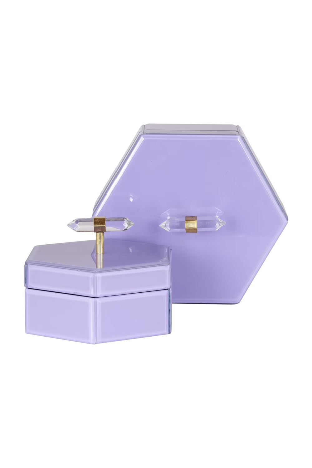 Purple Hexagon Storage Box | Richmond Interiors Jutta | Oroa.com