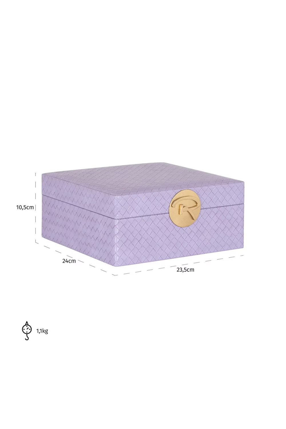 Purple Lattice Jewelry Box | Richmond Interiors Joelle | Oroa.com