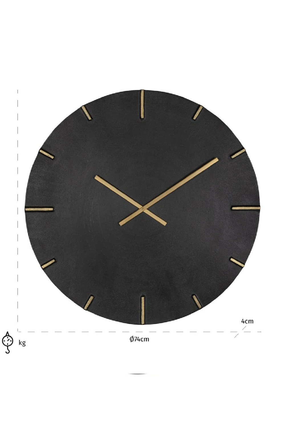 Round Classic Wall Clock | Richmond Interiors Bilal | OROA.com