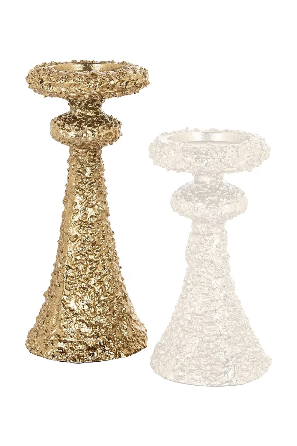 Gold Textured Candle Holder | Richmond Interiors July | Oroa.com