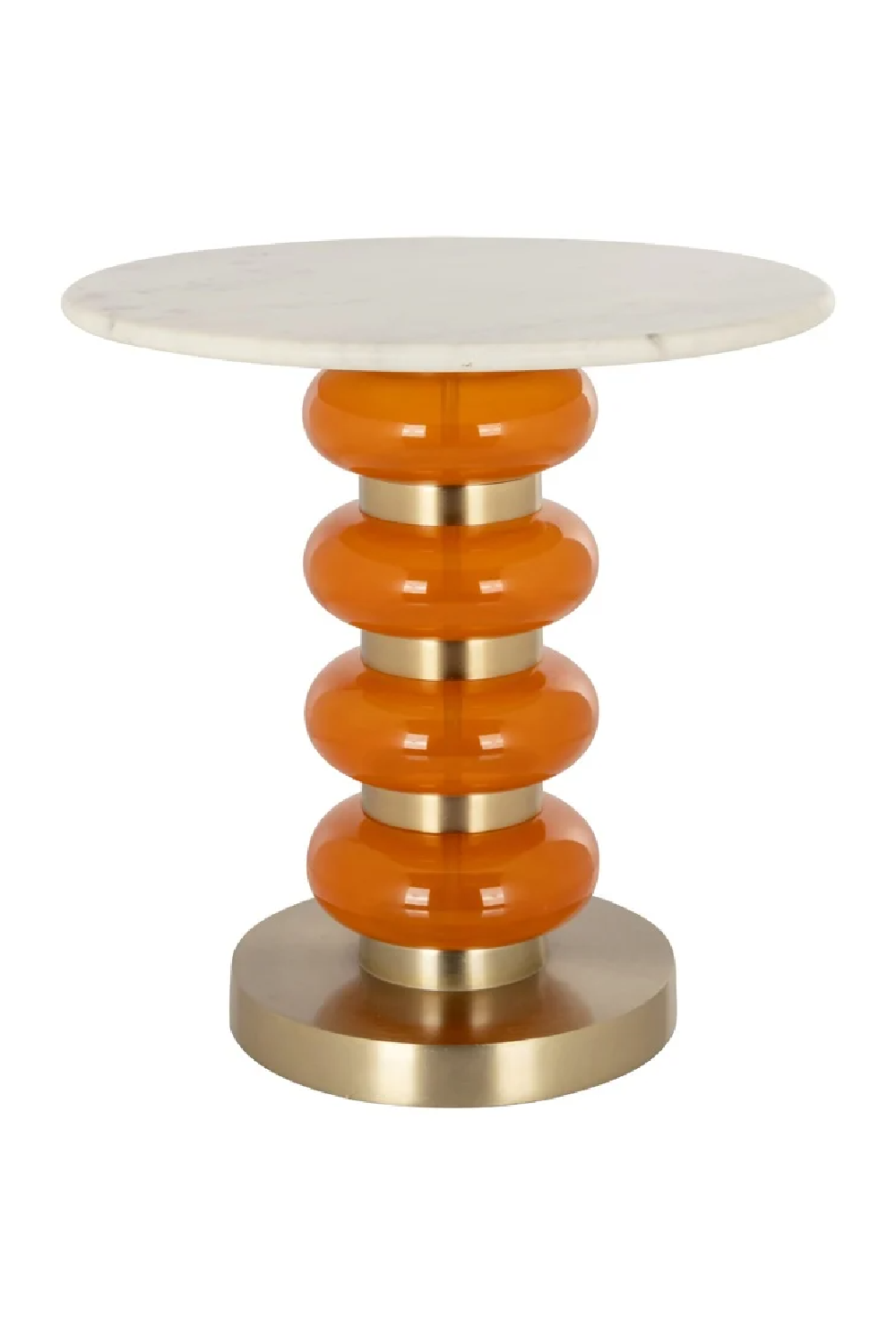 White Marble Side Table | Oroa.com