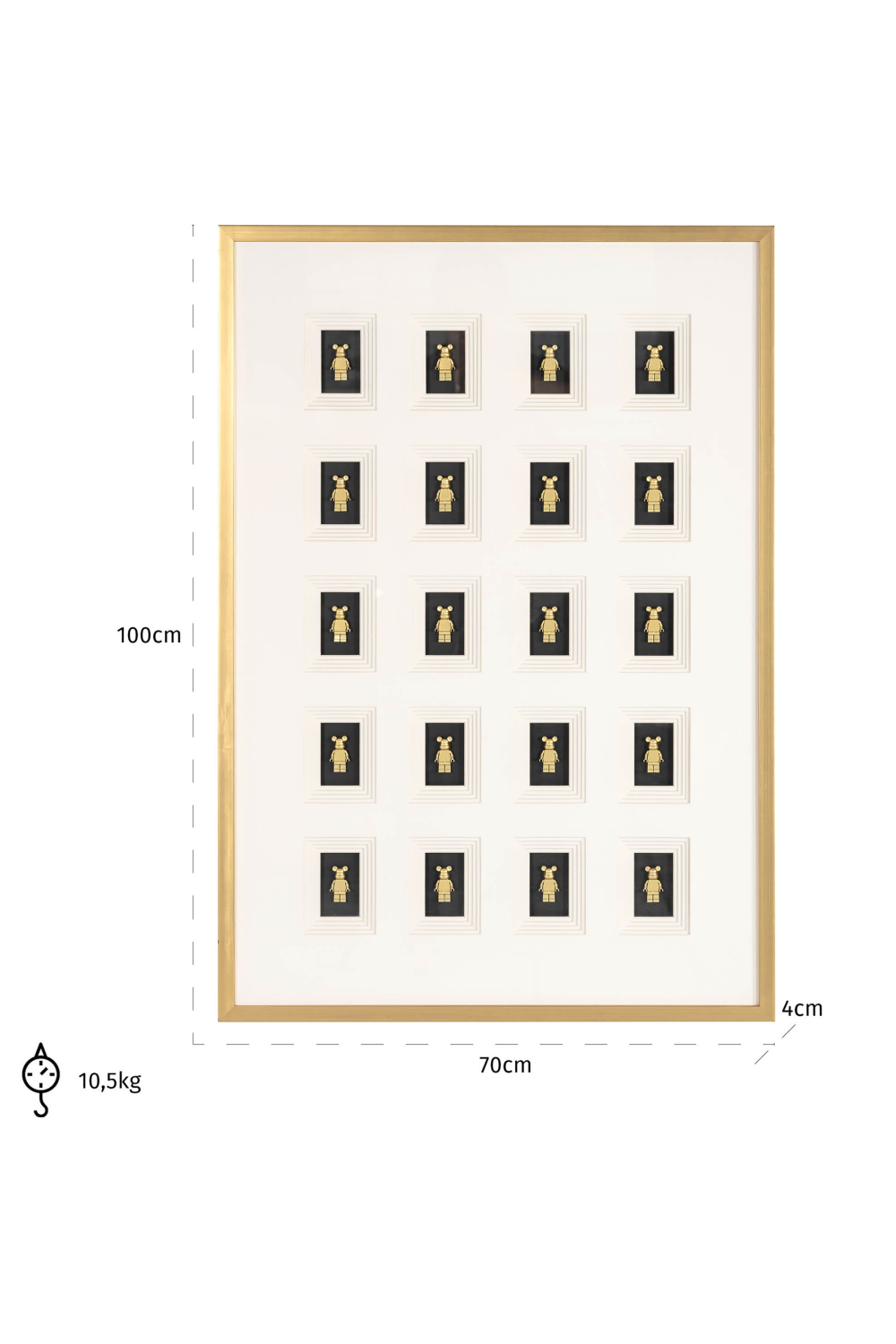 Framed 3D Wall Art | Richmond Interiors Bear | Oroa.com