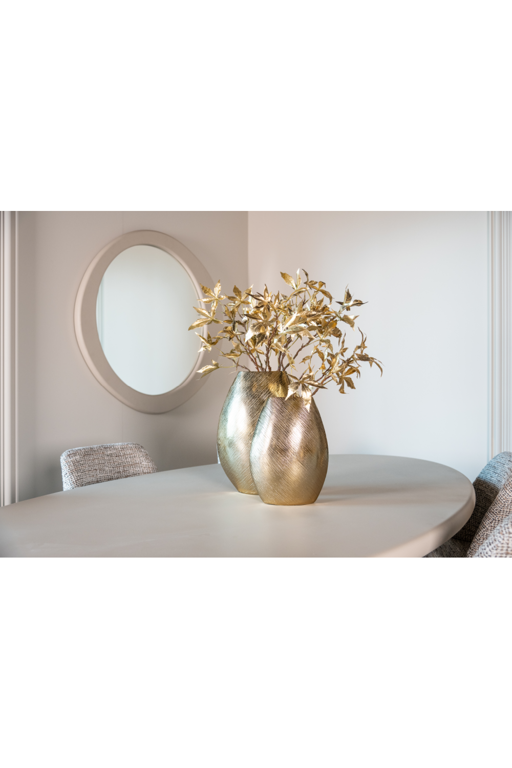 Beige Asymmetrical Mirror | Oroa.com