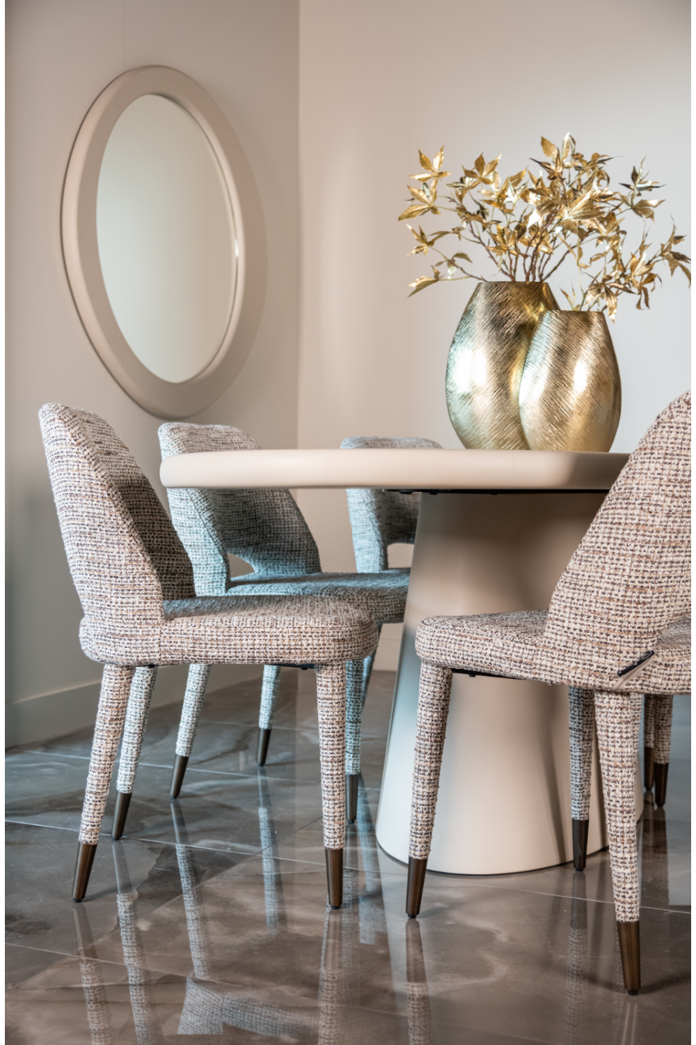 Beige Asymmetrical Mirror | Oroa.com