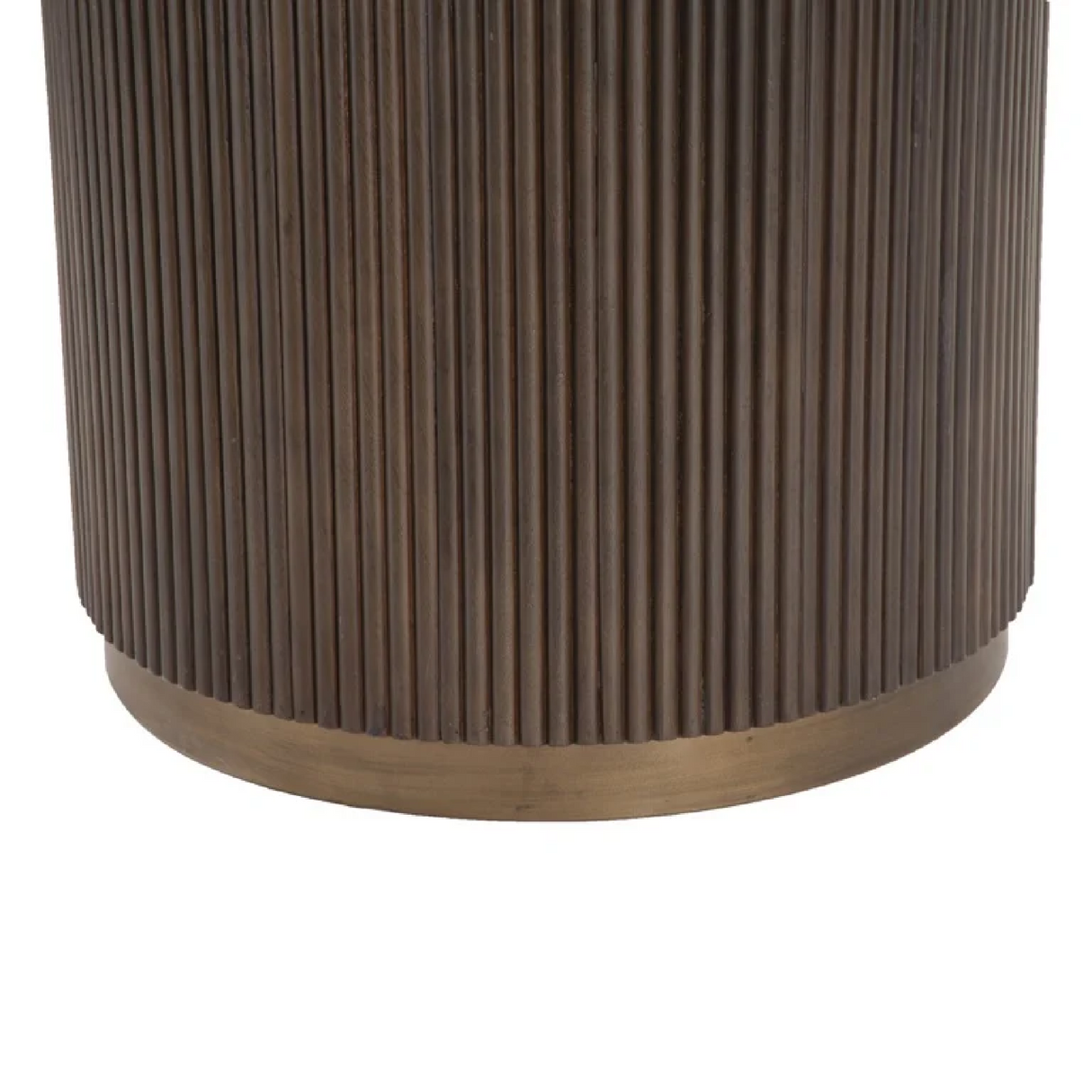 Ribbed Wood Round Dining Table | Richmond Interiors Mayfield | Oroa.com