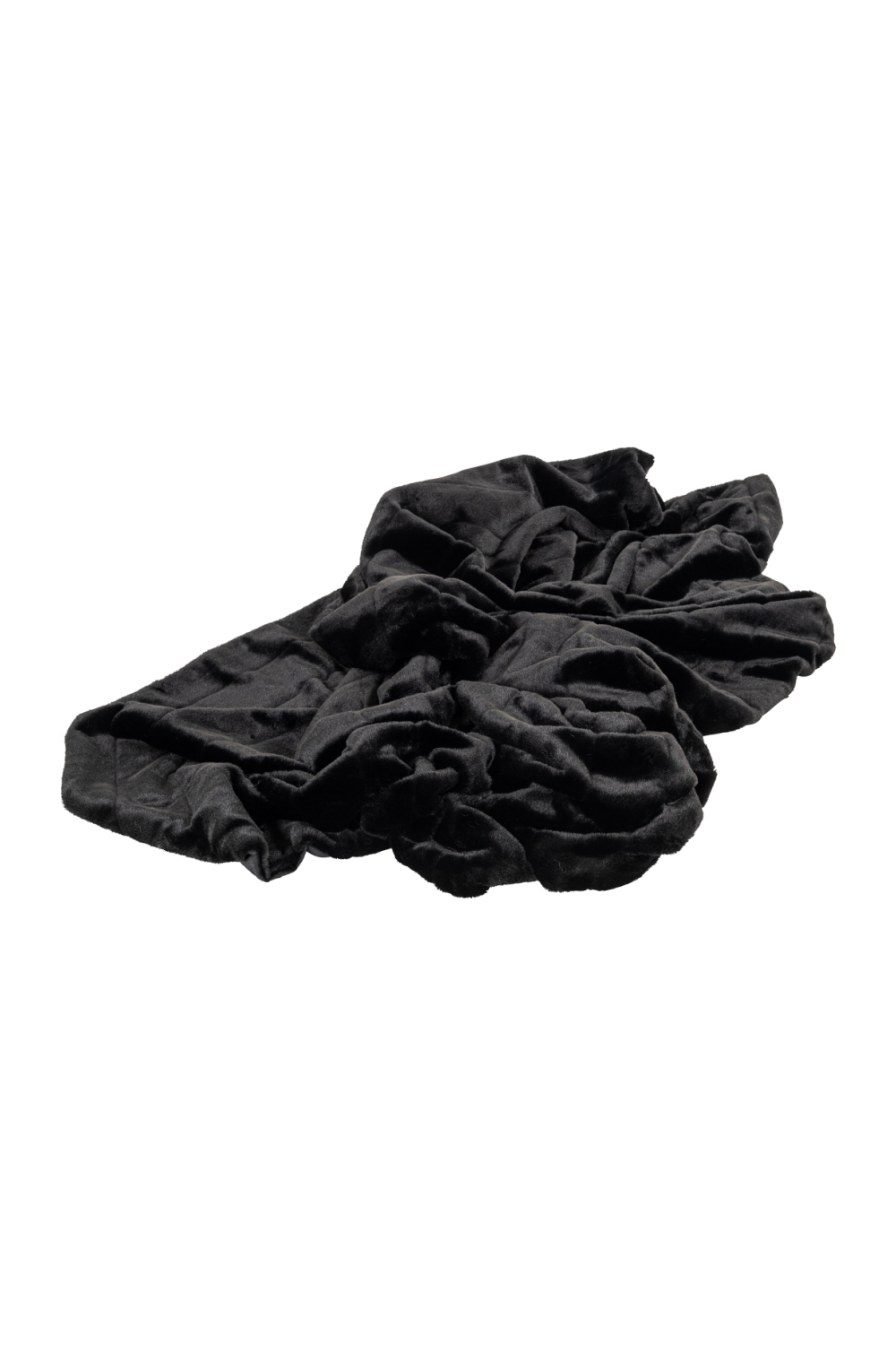 Black Furry Blanket | Oroa.com