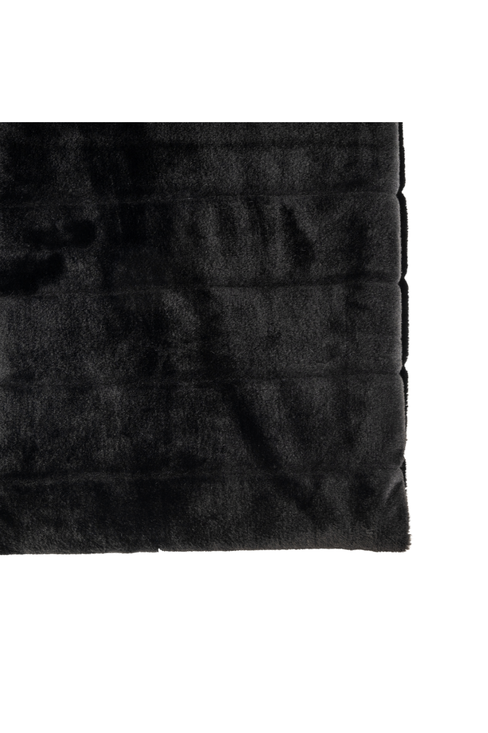 Black Furry Blanket | Oroa.com
