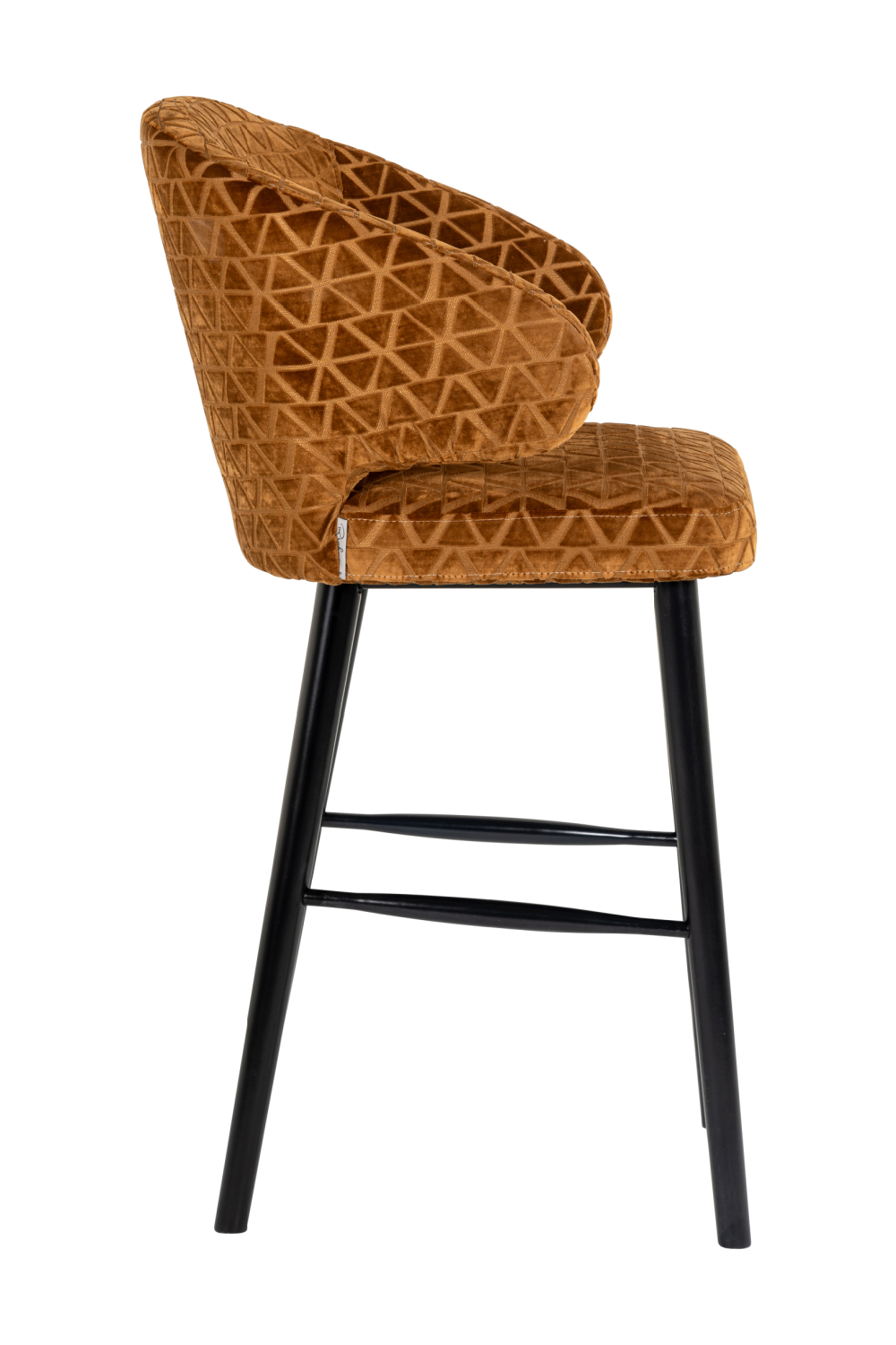 Gold Triangle Bar Stool | Oroa.com