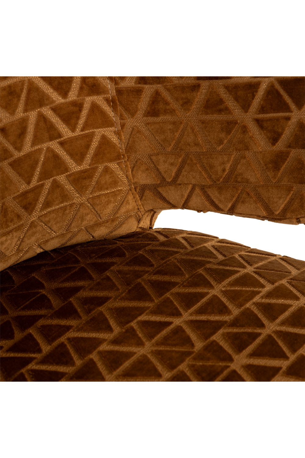 Gold Triangle Bar Stool | Oroa.com