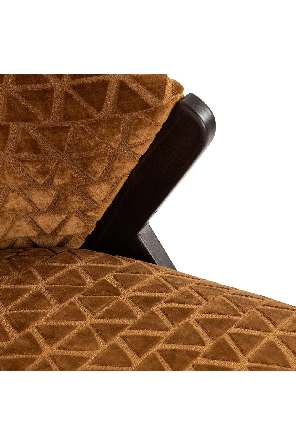Triangle Patterned Lounge Chair | Richmond Interiors Mia | Oroa.com