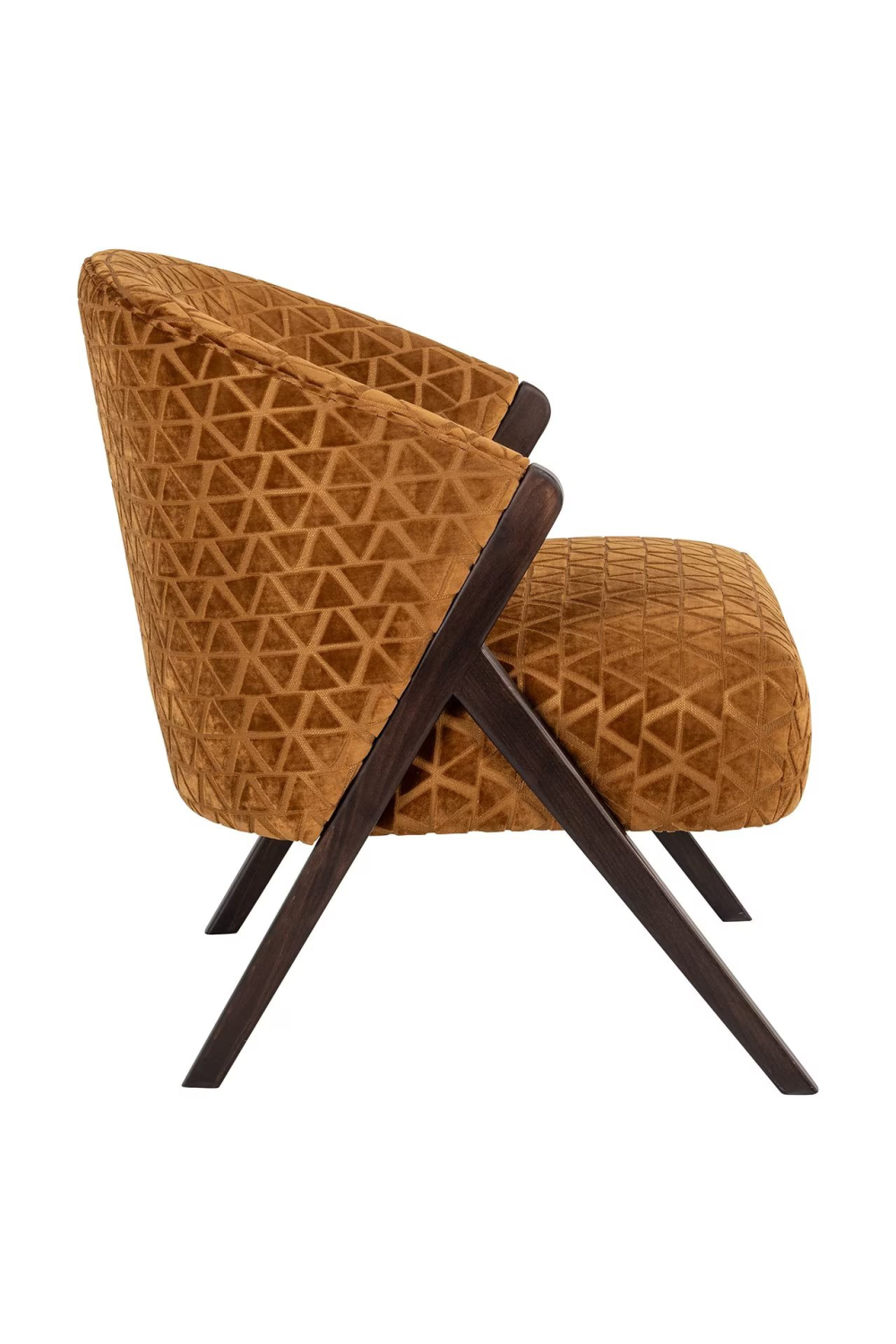 Triangle Patterned Lounge Chair | Oroa.com