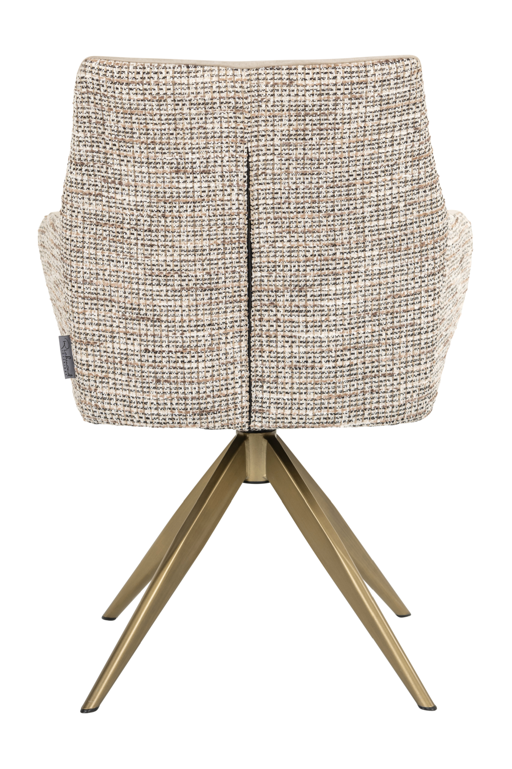 Khaki Velvet Swivel Chair | Oroa.com