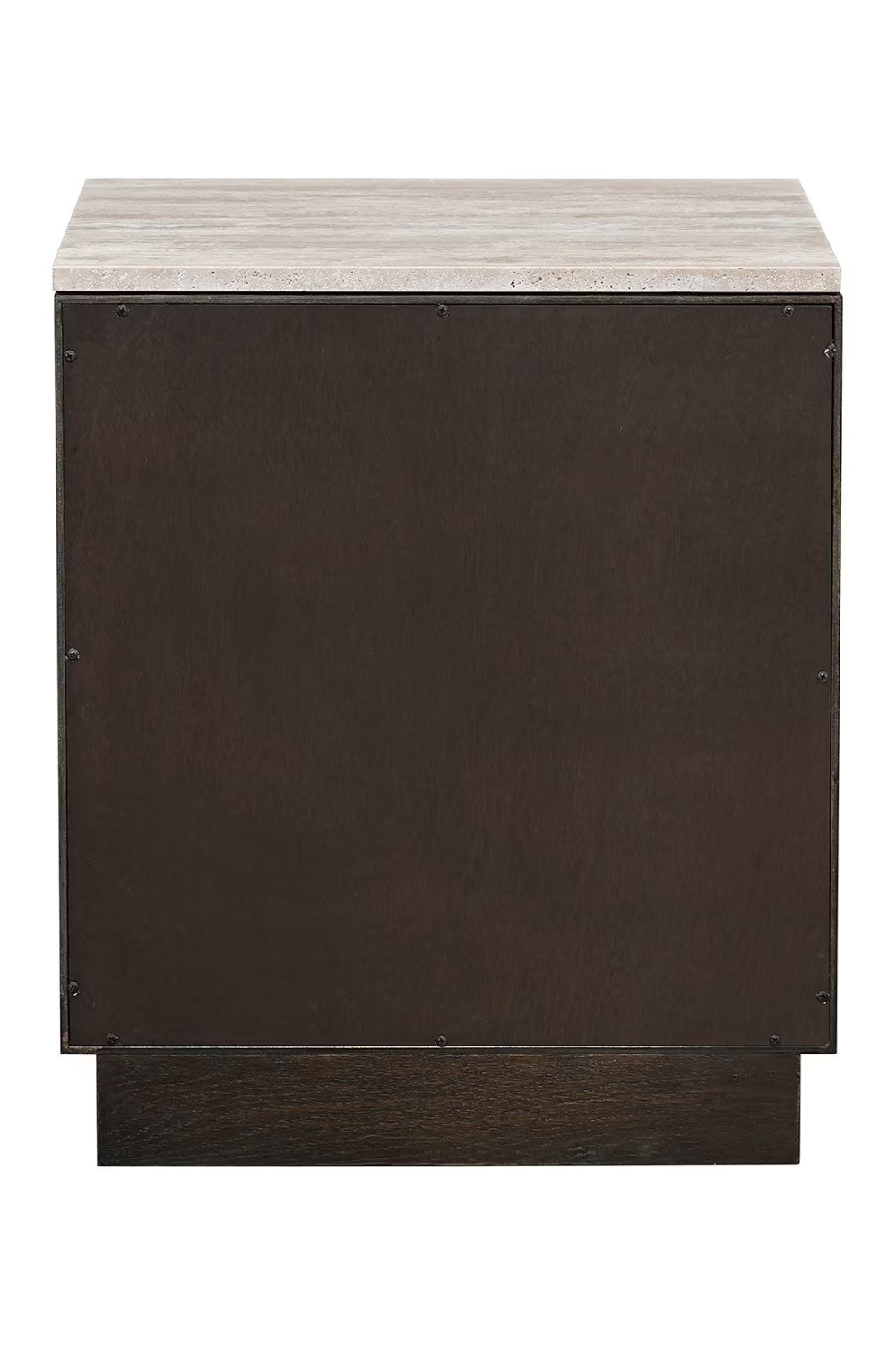 Brown Oak 2-Drawer Nightstand | Oroa.com