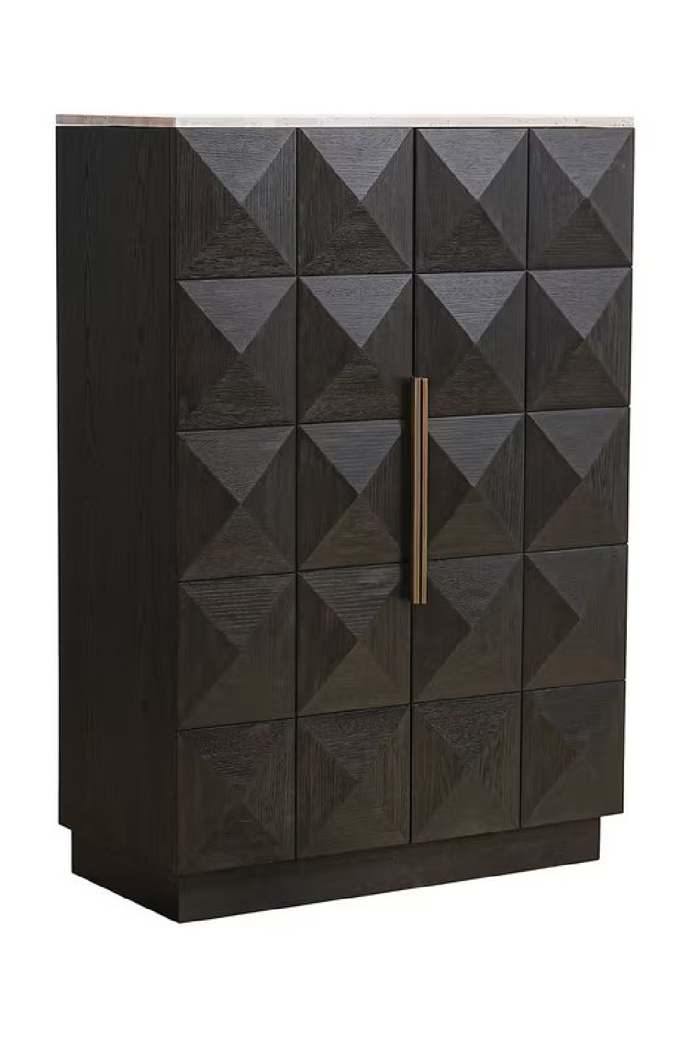 Brown Oak 2-Door Cabinet | Richmond Interiors Claremont | Oroa.com