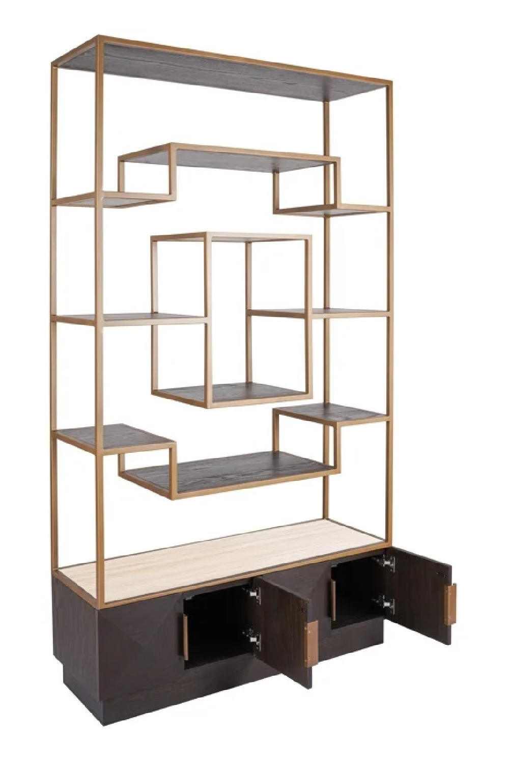 Brown Oak Display Cabinet | Richmond Interiors Claremont | Oroa.com