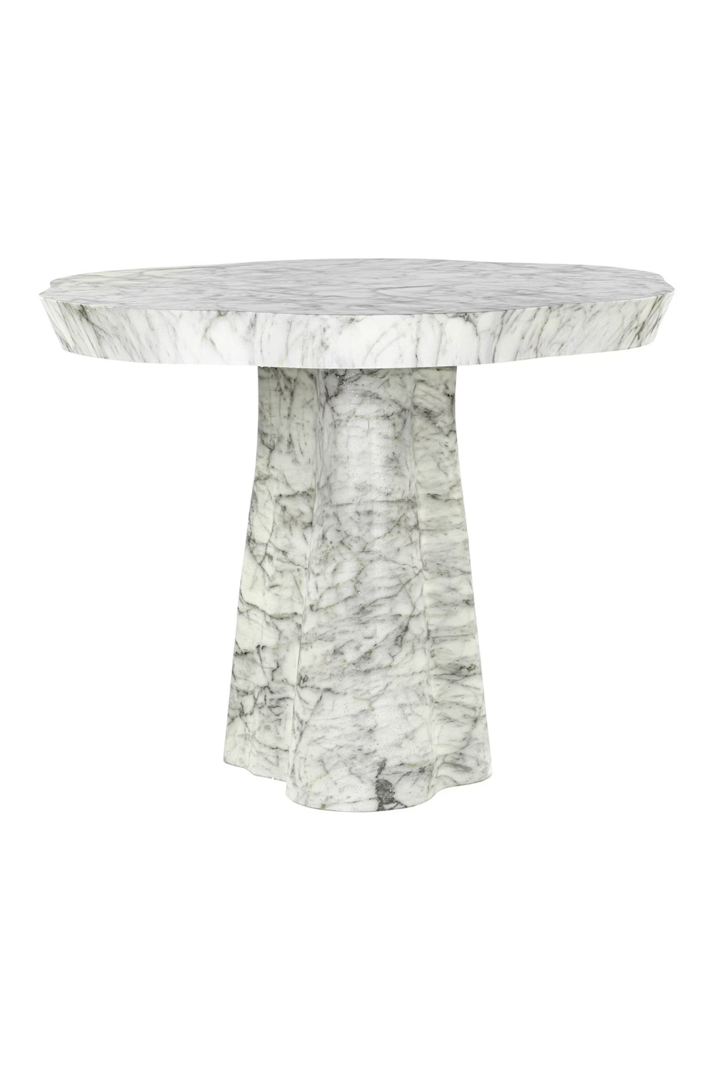 White Marble Outdoor Dining Table | Oroa.com