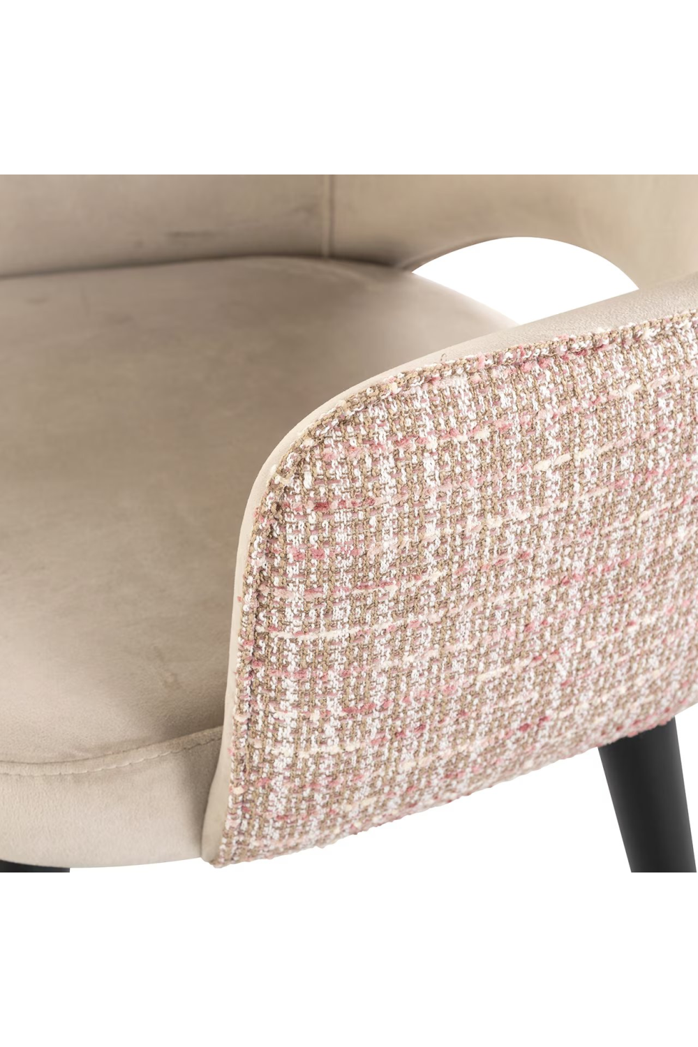 Khaki Velvet Dining Armchair | Richmond Interiors Giovanna | Oroa.com