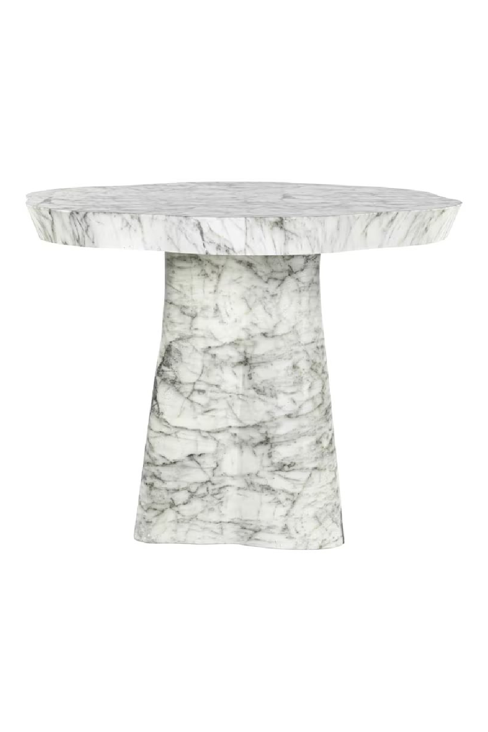 White Marble Outdoor Dining Table | Oroa.com
